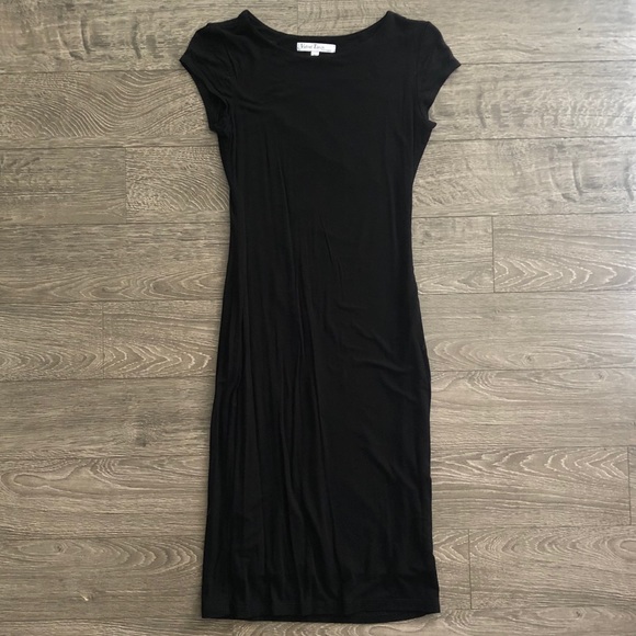 BLACK BODYCON DRESS - Picture 4 of 4